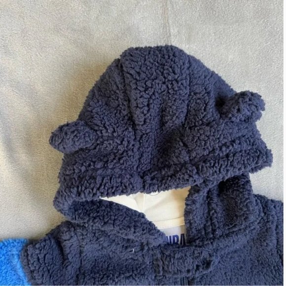 NBA Oklahoma City Thunder Baby Boys' Sherpa Sleeper Blue 3-6 Months - Picture 5 of 6